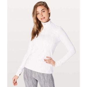 Lululemon White Define Pullover Jacket Size 6